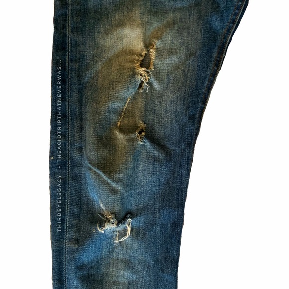 ThirdEyeLegacy©️ Acid Rain Jean pants, (OneofOnes) - Picture 5 of 8